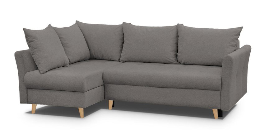 Lafre corner sofa bed with storage (Fabric: Gemma 93, Side: Left)