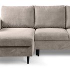 Corner sofa with sleeping function Nalika L-shaped with storage Poso 02 corduroy left-hand side