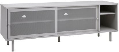 Sonaves TV cabinet 160 cm metal with sliding doors gray