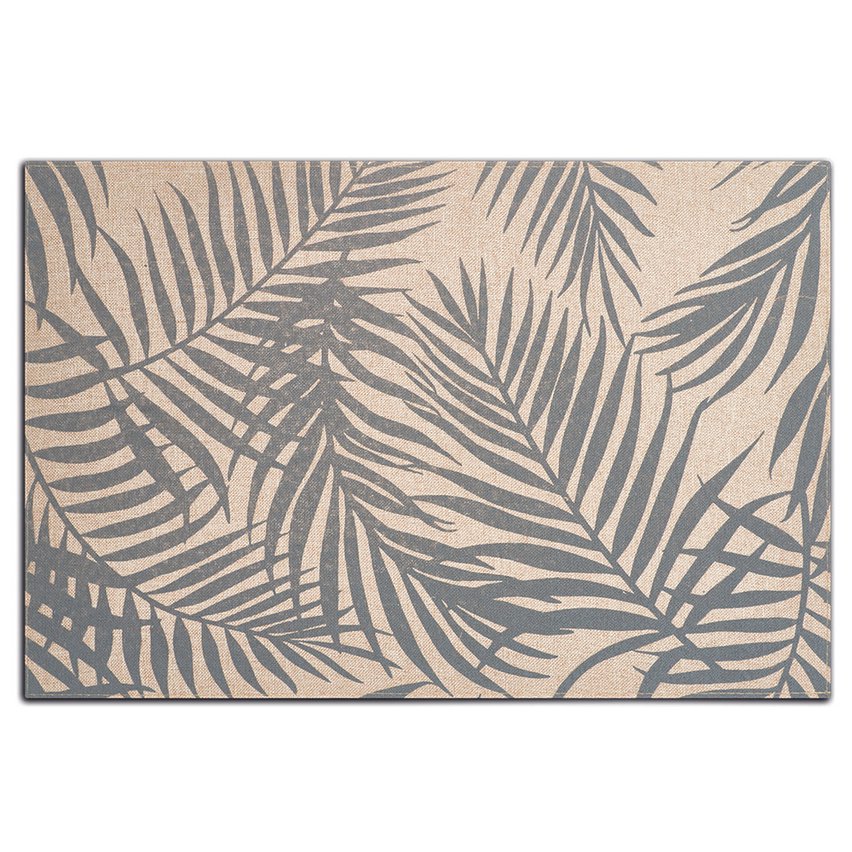 Wondle table mat with palms, gray