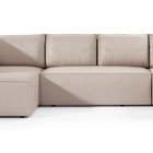 Corner sofa with sleeping function Farese New U-shaped with container right side (Fabric: Poso 100)