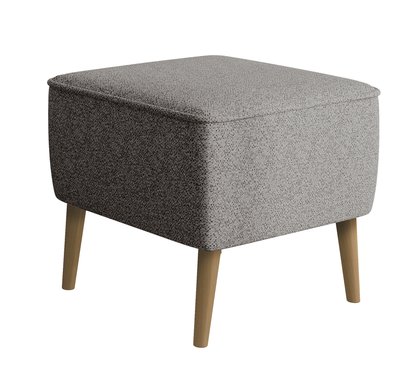 Vence Raven 06 footstool, beech legs