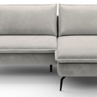 Corner sofa with sleeping function Glossy L-shaped Aphrodite 04 right-hand side