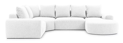 Castellina U-shaped modular corner sofa with backrest on the left Abriamo 5