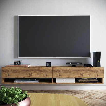 Reflo TV cabinet 31.6x180 cm Atlantic pine