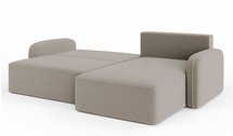 Corner sofa with sleeping function Picatti Storm 09 L-shaped with a container in easy-cleaning fabric, universal