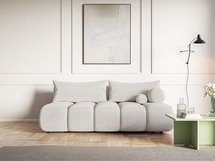 Dandelino Mini three-seater sofa with sleeping function Sicuro 60 chenille