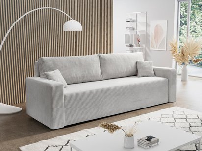 Peroso Poso 140 three-seater sofa bed with corduroy storage