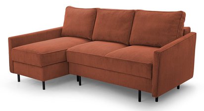 Corner sofa with sleeping function Rosilli L-shaped with container left side Lincoln 52