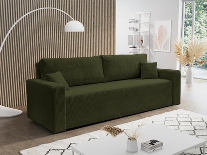 Peroso Poso 46 three-seater sofa bed with corduroy storage