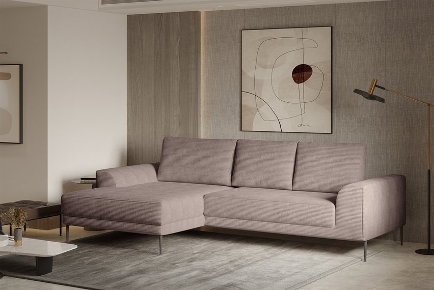 Corner sofa with sleeping function Capitol L-shaped Poso 02 left-hand side