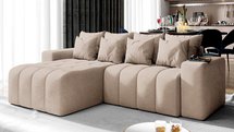 Corner sofa with sleeping function Batilo L (Fabric: Salvador 02, Side: Left)