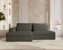 Corner sofa with sleeping function Lemmu L-shaped Tilia 37 left-hand side