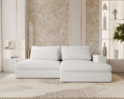 Corner sofa with sleeping function Lemmu L-shaped Tilia 01 right-hand side