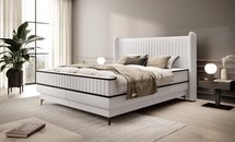 Continental bed 160x200 cm Daliano with Castel 80 container