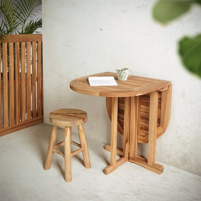 Vellarada garden table 120x60 cm in teak wood