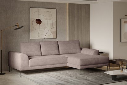 Corner sofa with sleeping function Capitol L-shaped Poso 02 right-hand side