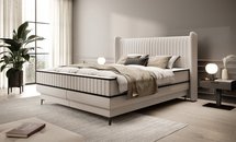 Continental bed 180x200 cm Daliano with Castel 15 container