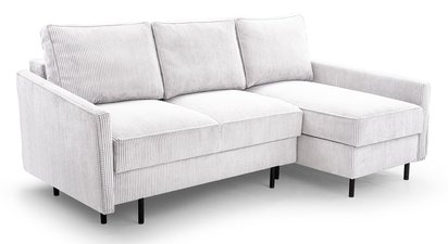 Corner sofa with sleeping function Rosilli L-shaped with container right side Lincoln 86