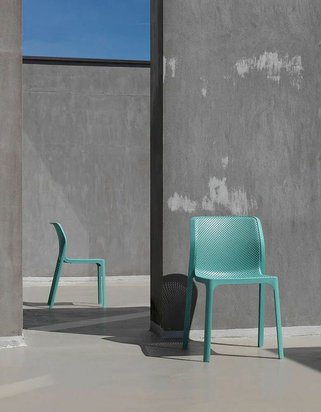 Bit Nardi garden chair made of certified turquoise material