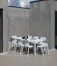 Bit Nardi garden chair made of certified white material