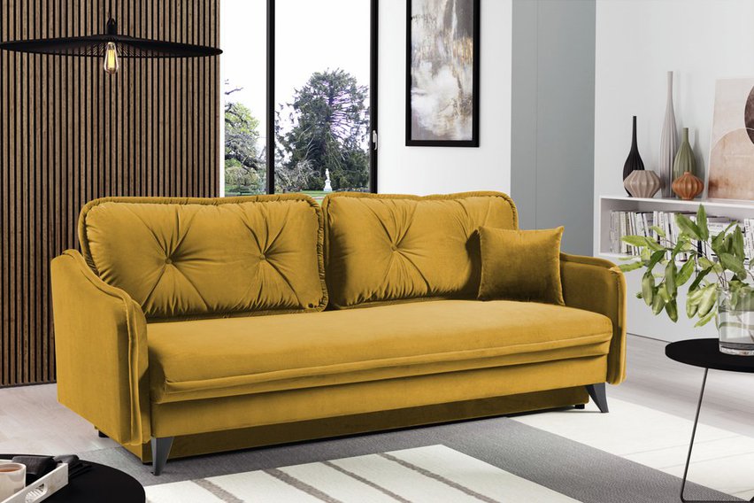 Rocciano sofa bed 225 cm (Fabric: Riviera 41)