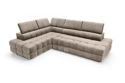 Torazo corner sofa bed with storage (Fabric: Element 06, Side: Left)