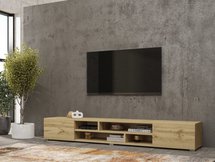 TV cabinet Hartar 208 cm wotan oak