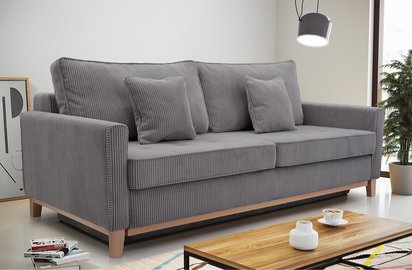 Caldiero three-seater sofa bed with Lincoln 90 container