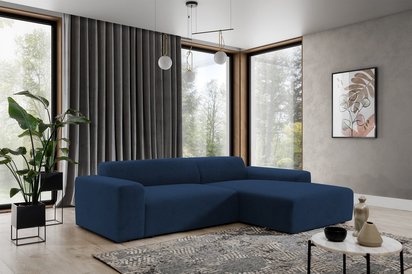 Corner sofa with sleeping function Terrafino L-shaped Onega 10 right-hand side