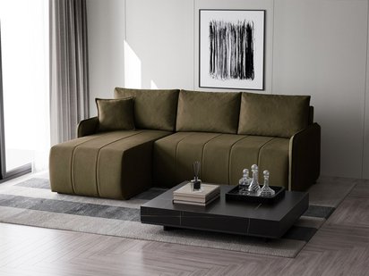 Pikklie L-shaped universal Velo 629 corner sofa bed