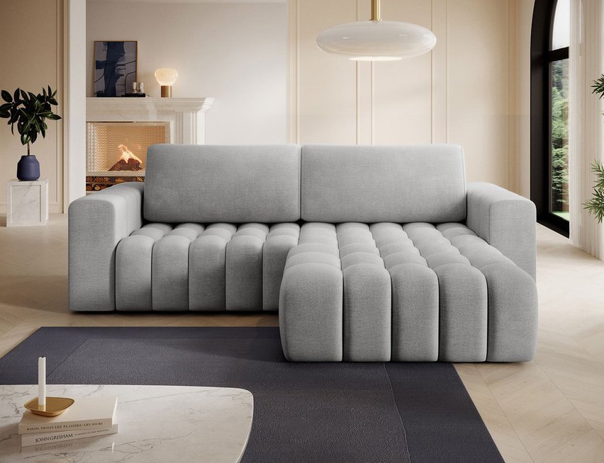 Corner sofa with sleeping function Tinctorius (Fabric: Monolith 84, Side: Right)