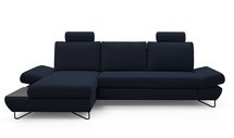 Lazaro L-shaped corner sofa bed with storage (Fabric: Salvador 05, Side: Left)