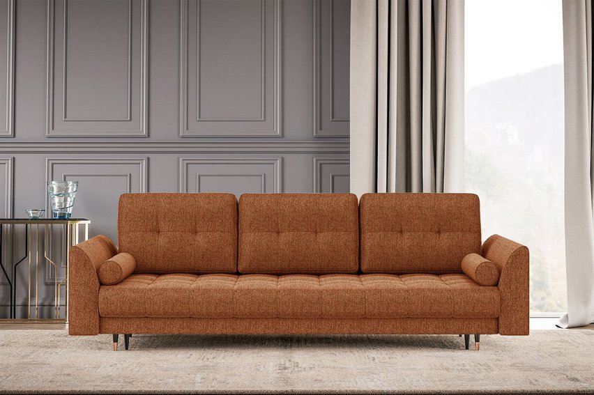 Agriano three-seater sofa with storage Neve 52 wickerwork