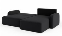 Corner sofa with sleeping function Picatti Storm 99 L-shaped with a container in easy-cleaning fabric, universal