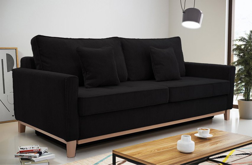 Caldiero three-seater sofa bed with Lincoln 100 container