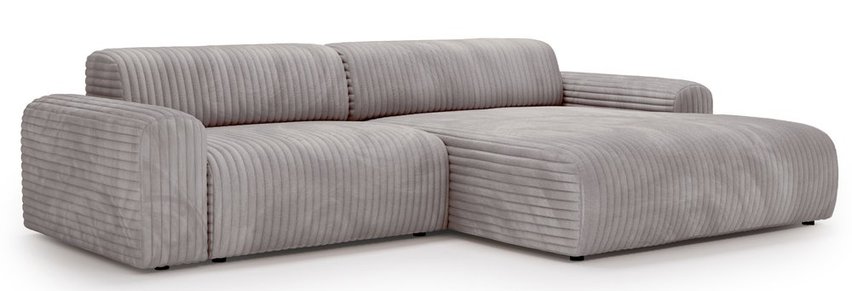 Bervel L-shaped corner sofa Vito 07 right-hand side