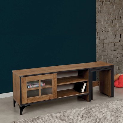 Hills TV cabinet 150 cm oak with extendable tables