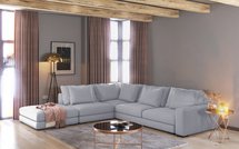 Mia L-shaped modular corner sofa, right side (Fabric: Grande 81)