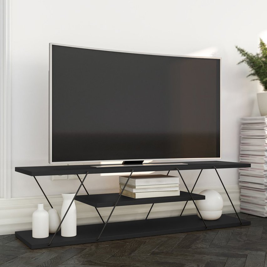 Ceeza TV cabinet 30x120 cm anthracite