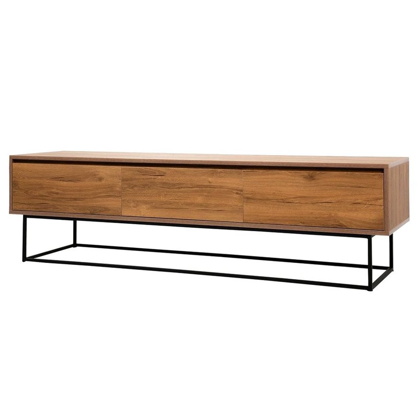 Pipirima TV cabinet black/walnut 180 cm