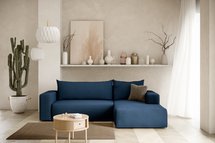 Corner sofa with sleeping function Lummi L-shaped Aragon 79 right-hand side