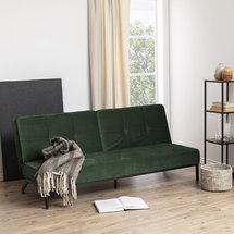 Two-seater sofa bed Balisa green