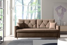 Zorra sofa bed with bedding container Paros 3 velvet