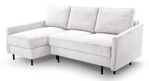 Corner sofa with sleeping function Rosilli L-shaped with container left side Lincoln 86