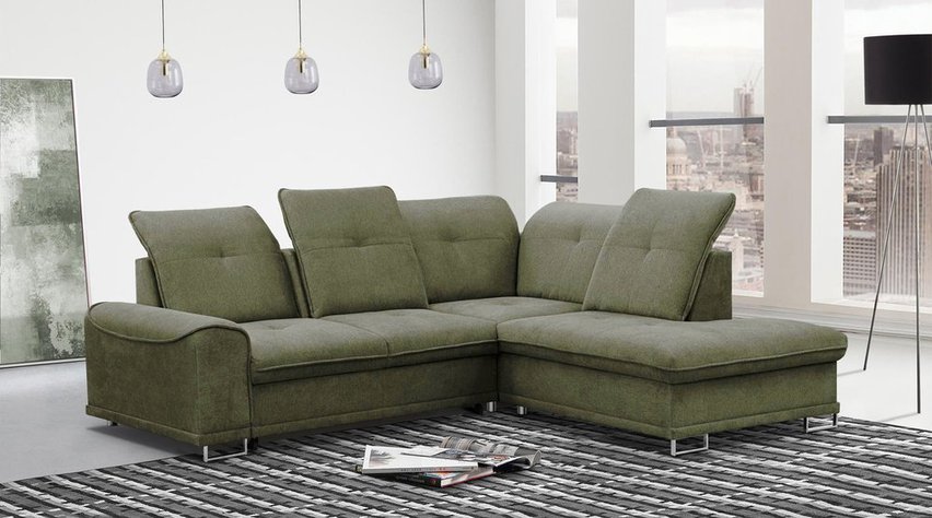 Laness corner sofa bed (Fabric: Matana 06, Side: Right)