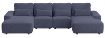 Corner sofa with sleeping function Carnos U-shaped Quintana 08 hydrophobic velvet easy to clean