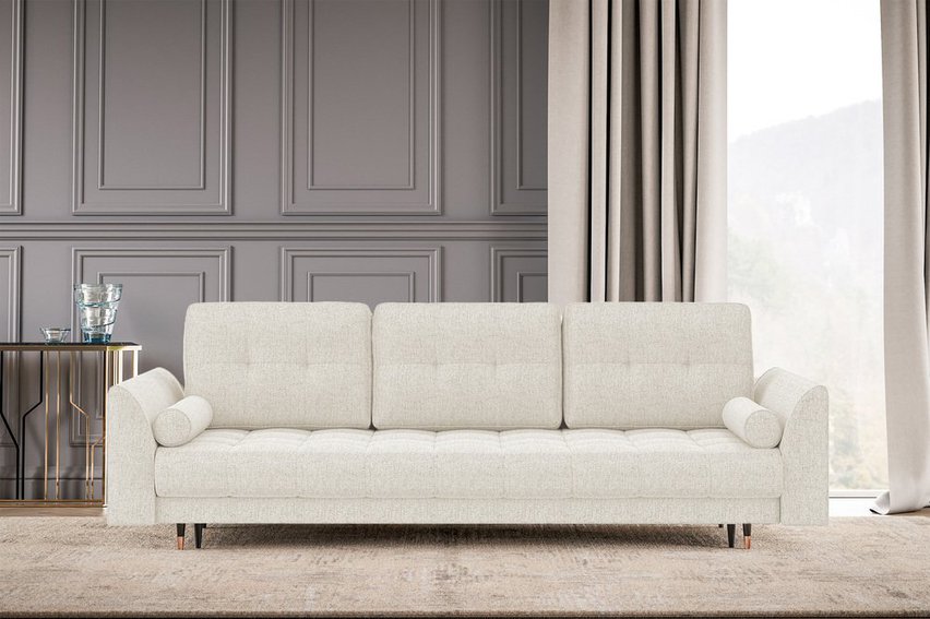 Agriano three-seater sofa with storage Neve 02 wickerwork