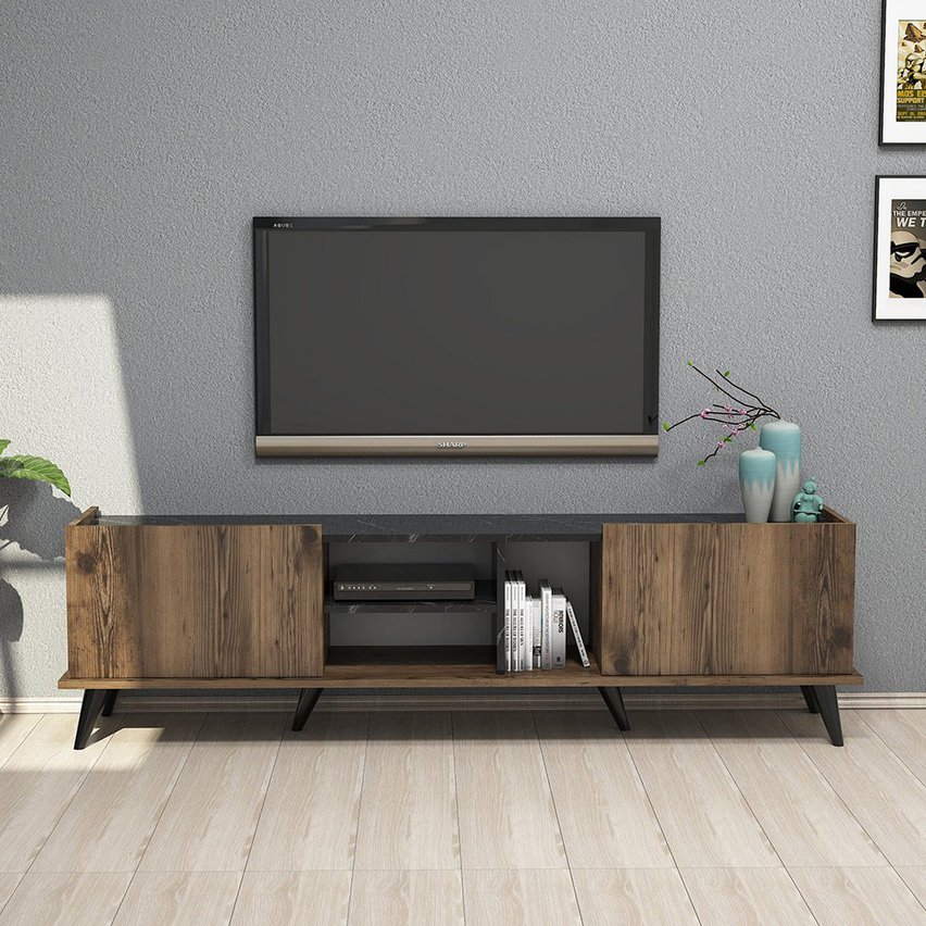 TV cabinet Eliget 180 cm walnut