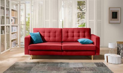 Juttic three-seater sofa bed (Fabric: Riviera 61)